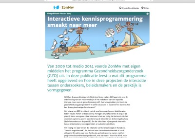 ZonMw website kennis